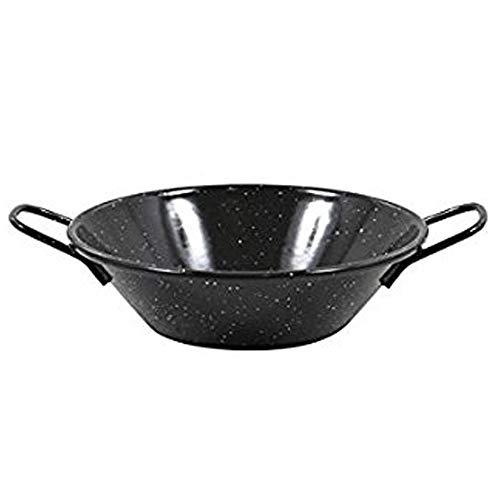 Space Home - Deep Paella Pan Mini - Enamelled Vitrified Steel Non Stick - Set of 6 - diameter 16 cm - 1 Servings - Image 2