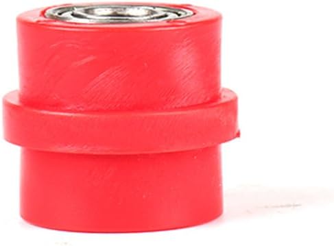AE PRO - Motorcycle 8/10mm Concave Drive Chain Pulley Roller Slider Tensioner Wheel Guide For Dirt Pit Bikes Street Bikes Motorcycles ATV (red-10)