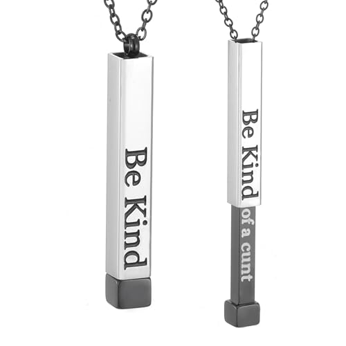 SKQIR Be Kind of a Badass �l�b�N���X �����p �e�F�ւ̃��b�Z�[�W �o�� �ʔ��� �C���X�s���[�V���� �M�t�g �c�^ �o�[ �y���_���g �l�b�N���X �W���G���[ �M���O �M�t�g �����p, �X�e�����X�|, �W�F���X�g�[���Ȃ�