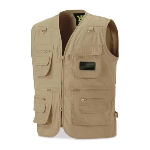 HQ ISSUE Concealed Carry Vest for Men, Tan, XL