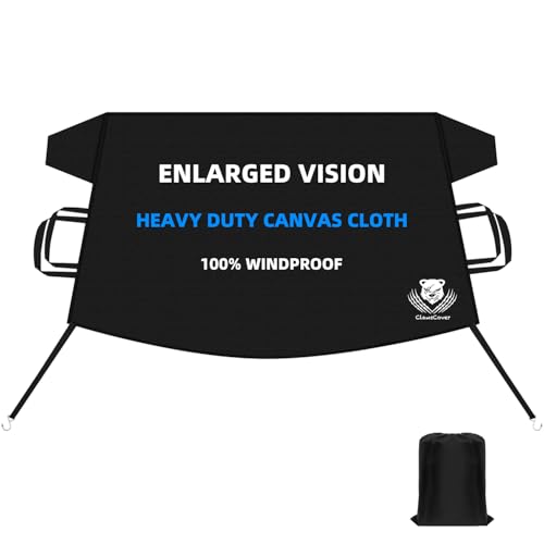 Windshield Cover for Ice and Snow,Heavy Duty 600D Oxford Fabric,Snow Windshield Cover for...