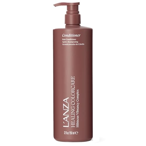 LANZA Healing Colorcare Conditioner Daily Color-Safe Conditioner Hydrates & Repairs Dry Damaged Hair Detangles Anti-Fade Adds Shine. Anti-Humidity Strengthening Care Sulfate Free