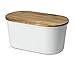 Echtwerk Brotbox "Fresh" Brotkasten, Akazienholz/Melamin, weiß, 37 x 17 x 22 cm