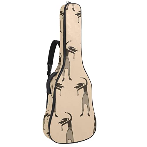 Étui de protection rembourré pour guitare classique et acoustique Motif chat spatial, Multicolore 02, 42.9×16.9×4.7 in… - Les Beatles, Paul McCartney, John Lennon, RIngo Starr, George Harrison Étui de protection rembourré pour guitare classique et acoustique Motif chat spatial, Multicolore 02, 42.9x16.9x4.7 in…