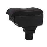 Material PU y plástico ABS, fuerte y duradero; Mejora tu experiencia de conducción y dale un asiento a tu brazo.