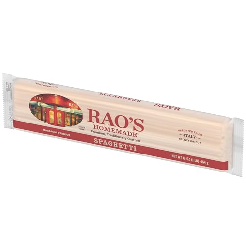 Image of Rao's Homemade Spaghetti Pasta, 16oz, Traditionally Crafted, Premium Quality, From Durum Semolina Flour, Traditional Bronze Die Cut, Imported from Italy