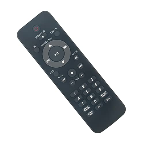 FWM211 / FWM210 Replaced remote control-VINABTY-Fit for Philips Hi-fi System 996510042887 remote control FWM210/55 FWM210 FWM211X FWM211X/77 FWM210/12 FWM210/78 FWM211/37 FWM211