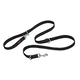 HALTI Training Lead - Professional Dog Lead to Stop Pulling on the Lead, Perfect for Puppy Walks, Easy to Use Double-Ended Dog Leash, Lightweight Soft & Durable (Size Small, Black, 2m)