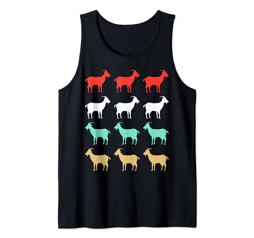 Vintage Goat Design - Funny Goat Lover Camiseta sin Mangas