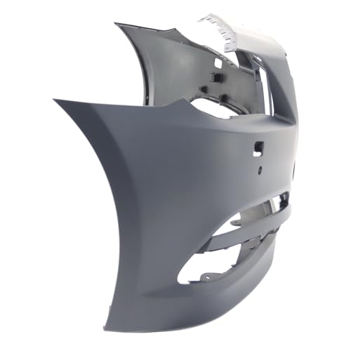 Image of FitParts Compatible with Hyundai Genesis 2015-2017 Front Bumper Cover | Primed, With Parking Sensor Holes, With Washer Holes, With Park Aid & Headlght Washer Holes, OEM 86540B1200, HY1000208