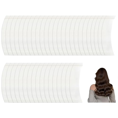 42 stuks zelfklevende banden voor pruiken, waterdicht, onzichtbaar, extra sterk, dubbelzijdig, voor pruiken van kant, haarstukjes, zelfklevende extensies