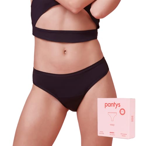 Calcinha Absorvente Menstrual Fluxo Intenso Cozy Feminino, Preto