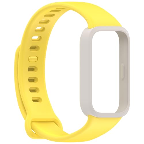 [LICHIFIT] Xiaomi Smart Band 9 Active/Redmi Smart Band 3�p�o���h �Ή� �ւ��x���g ��̌^ �V���R�� �y�� �X�|�[�c�o���h �A�N�Z�T���[ (�C�G���[)