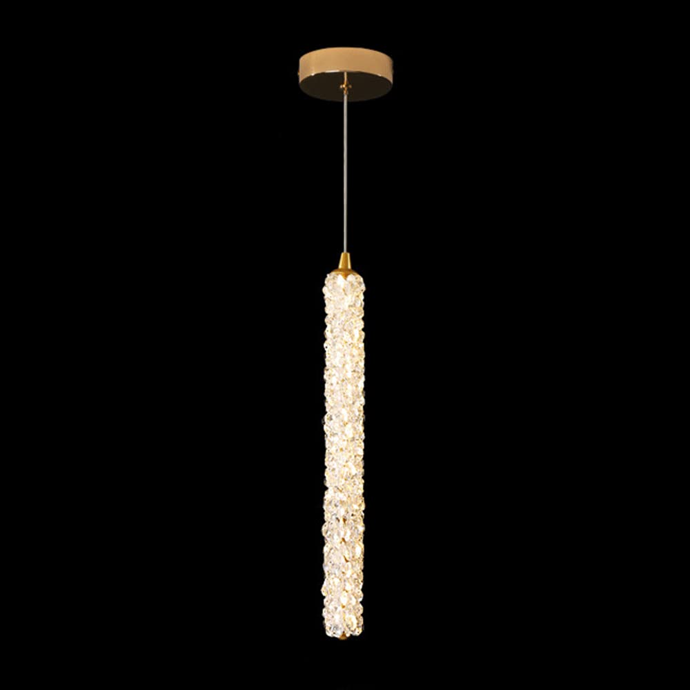 Luces colgantes de tubo largo para iluminar y decorar tu comedor moderno