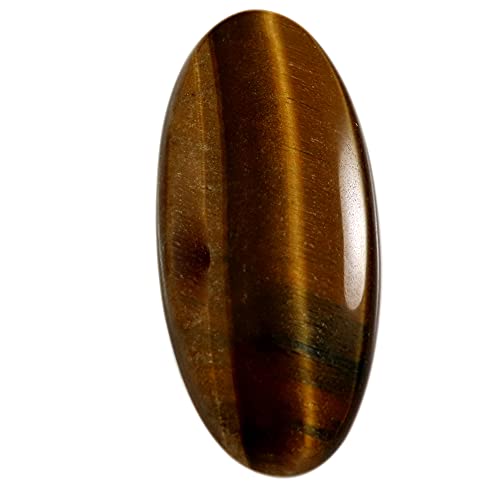 Oeil de tigre bleu cabochon naturel 49,75 carats contre le stress mental