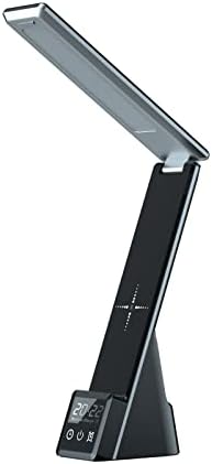 Lampe de bureau LED avec chargeur sans fil - Contrôle tactile, gr...