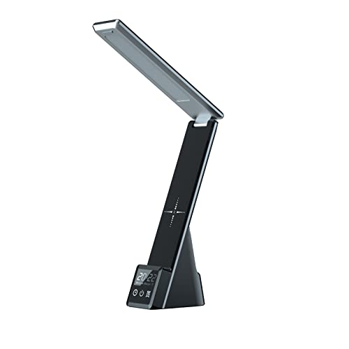 Lampe de bureau LED protection des yeux avec gradation continue et station de charge induction