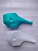 Light-Weight Neti Pot | Handy, Compact & Travel Friendly (1 Blue & 1 White) (Set of 2)