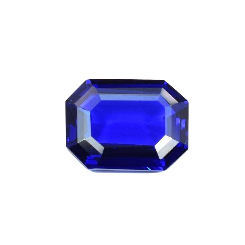 Tanzanite naturelle 16x12mm forme émeraude pour réparer ou créer un bijou personnalisé