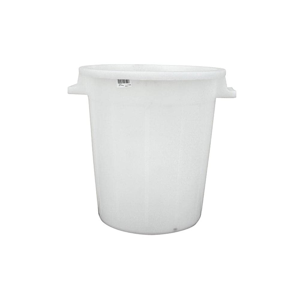 PROREGAL SuperSparSet 5x Kunststoffbehälter | Weiß | 50L | Mehrzweckfass, Kunststoffbehälter, Tonne, Universaltonne