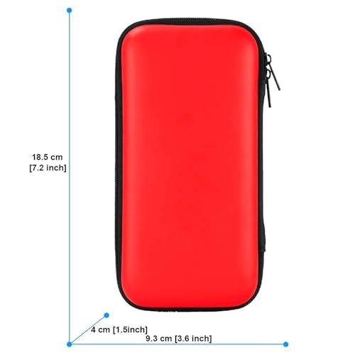 Image of iMangoo Travel Essential Electronics Organizer Charger Case Carrying Pouch | 6.5x3.2x1 inch Power Bank Tech Accessories Protective Storage Shockproof Portable Purse Men Women School Office Trips Must Have