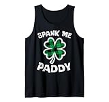 Prendi questo divertente disegno di San Patrizio Day Spank Me Paddy per il giorno di San Patrizio o come regalo di compleanno in costume irlandese! Indossa questo fortunato vintage grafico irlandese shenanigans tee outfit per uomini, donne, bambini, ragazzi ragazze il giorno di San Paddy