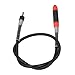 HEEPDD Adjustable ABS Flexible Shaft Extension 3mm Clamping 6mm Connector for Tool Use Flexible Shaft Adapter for Electric Nan Industrial Tools