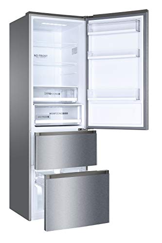 Haier-3D-60-Series-7-A3FE835CGJE-Frigorifico-Combi-Cajones-Direct-Access-en-el-Congelador-Motor-Inverter-Cajon-Humidity-ZoneTotal-No-Frost-Ancho-60cm-348L-Iluminacion-LED-Clase-D-Inox