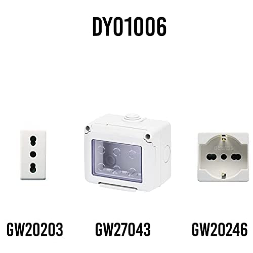 Scatola Apparecchi Gewiss 3 Posti Grigio RAL 7035 IP55 - Contenitore Stagno Per Impianti - Foto 7