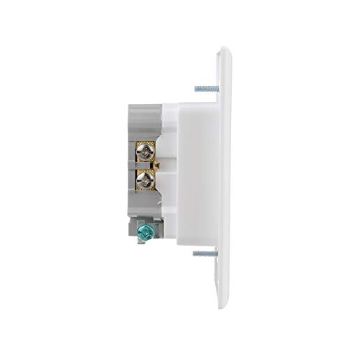 Eaton Tr780W 15-Amp 3-Wire 125-Volt Tamper Resistant Recessed Duplex Receptacle 2-Pole, White #TOP4