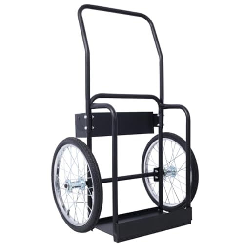 Carretilla doble para tanques de oxígeno con ruedas neumáticas 20" miniatura 1