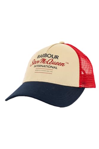 Cappello Trucker Barbour International Tricolore Steve Mcqueen