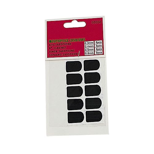 ERINGOGO 10 Pcs Silicone Saxophone Mouthpiece Cushions Comfortable Pads for Saxophone Clarinet Durable Lightweight Odorless Design for Modern Oboe Clarinet Accessories