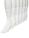 No Nonsense Men's Cushion Crew Socks (6 Pack) Made in USA, White, Sock Size:10-13/Shoe Size: 6-12, 6-12
