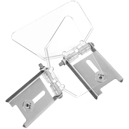 Parliky Protector Ocular Resistente Corrosión Kit de 2 Piezas de Acero Inoxidable y Abs para Amoladora de Banco para Amoladoras de Banco 125/150, Adecuado para Taller y Uso Profesional