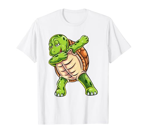 Tortuga Dabbing Zoo Niños Camiseta