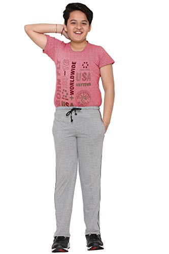 Image of Mack Jonney Girl's High Rise Cotton Blended Slim Fit Track Pant For -K01-P
