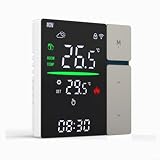 Lastdaytime Termostato inteligente 316A para control WiFi Tuya compatible con sistemas de caldera de gas de agua y calefacción por suelo eléctrico, aplicación remota y control de voz para Alexa y
