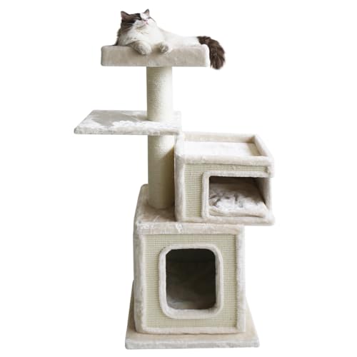 Nobby Arbre à Chat DADOS crème, 48 x 48 x 139 cm