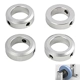 4 Stück Stellring Stellringe, 16/20/22 mm Breite Wellensicherungsring Tiefenanschlagringe für Rad Schubkarre Axle Getriebe Montagen CNC Maschine Werkzeuge (20 mm Bohrung 32mm AD 10mm)