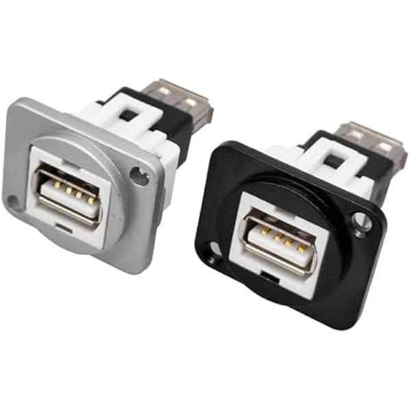 1 шт. металлический разъем USB типа D мама-мама USB 3.0 USB 2.0 панельный разъем ЖЕЛТЫЙ