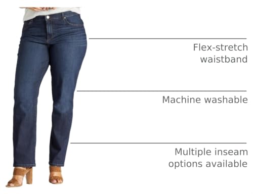 Lee Women's Plus Size Relaxed Fit Straight Leg Jean, Verona, 20 Plus - image 4