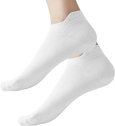 Image of Comfortable Anti-Blister Running Socks for Women 2 Pairs| Highly Elastic Non-Slip Cuff Women's Socks Low Cut With Heel Breathable Mesh & Shock Absorption