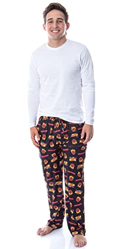 Marvel Mens' Deadpool Chimichangas Food Truck Icon Sleep Pajama Pants2