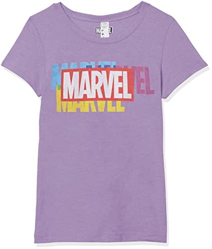 T-shirt Marvel girls Classic CMY violet coupe premium ajustée en taille XS pour un look stylé