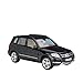 Kit Jouets Voitures Métal Robuste 1:18 pour Mercedes-Benz Glk SUV Rétro des Modèles De Voiture en Alliage De Voiture Classique comme Cadeau De Nouvel an Merveilleux Cadeau Vacances