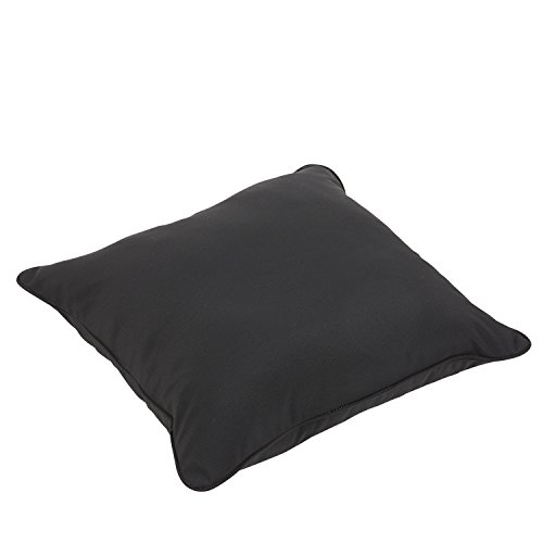 Sorra Home 1 Square Floor Pillow with Corded Edges, 26