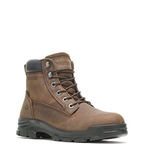 WOLVERINE Men's Chainhand Steel-Toe Waterproof 6" Boot Industrial Shoe2