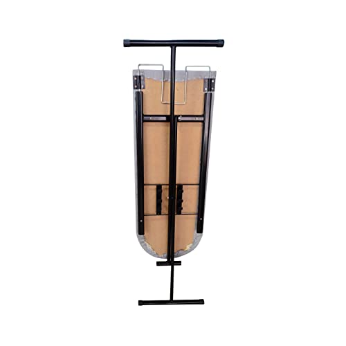 Tabua Passar Roupa Preta + Porta Ferro Metais Massuia