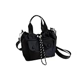 [MKIFJGH] カジュアルな小さな巾着型バケットバッグ、多用途で軽量なオックスフォード布製ハンドバッグ、ショルダーメッセンジャーバッグ、小さなトートバッグ (A2) [並行輸入品]